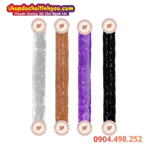 Cu Giả TPE Dài Hai Đầu Mềm Dẻo Nhiều Màu Sắc Giá Rẻ Unisex