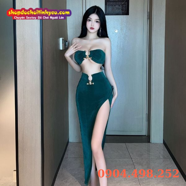 Váy cosplay nàng tiên cá quấn ngực dài quyến rũ gợi cảm