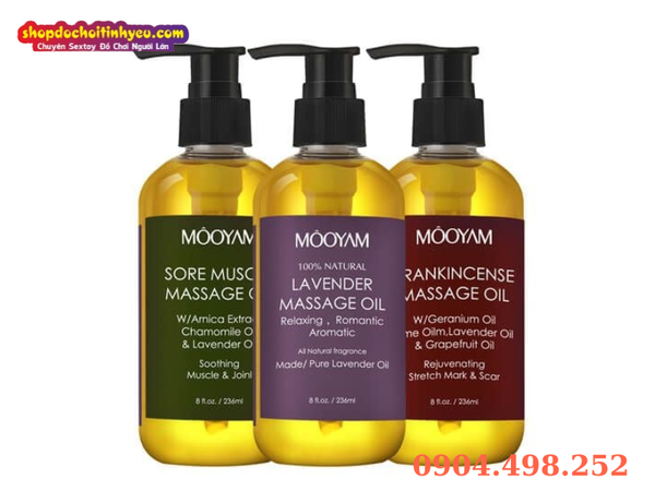 Dầu massage body trơn mượt tăng hưng phấn