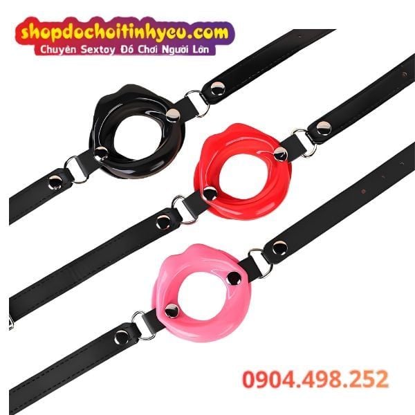 Dây Khóa Miệng Ép Buộc Ngậm Dụng Cụ Bạo Dâm Cho Quan Hệ BDSM
