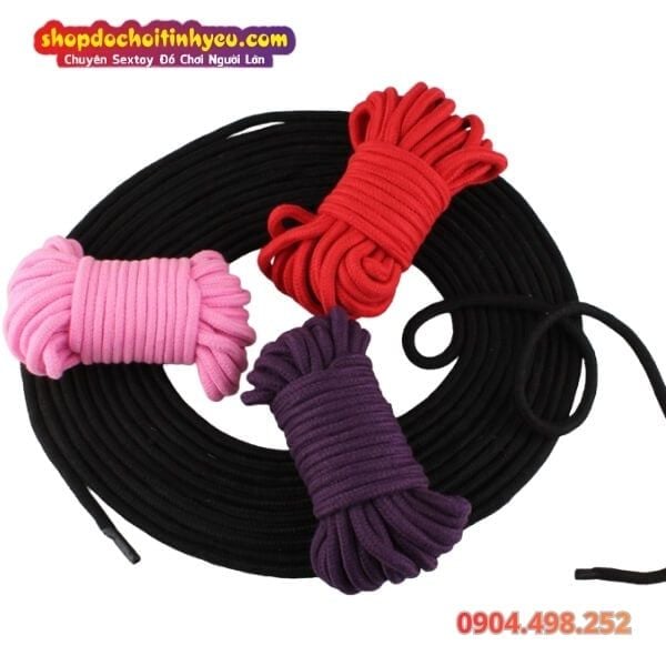 Dây Thừng Cotton Trói Buộc SM Kích Thích Quan Hệ Bạo Dâm