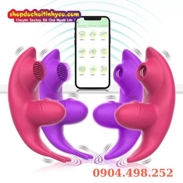 Chíp rung massage kích thích điểm G có điều khiển từ xa