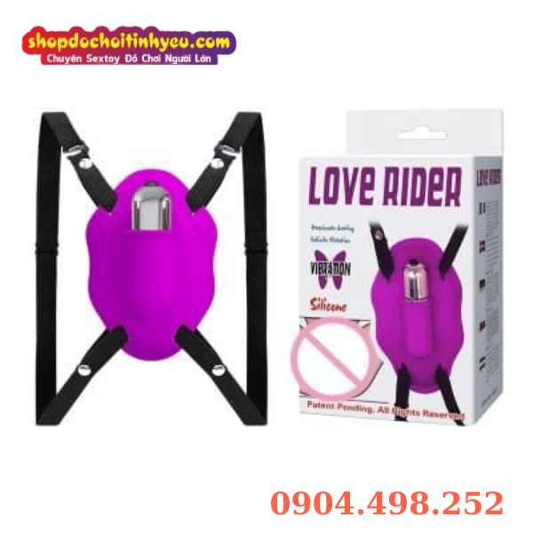 Quần chíp rung có dây đeo kích thích điểm G Love Rider
