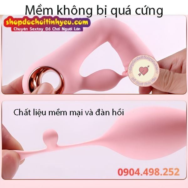 Đũa thần Lilo đầu khấc rung kèm nhánh phụ lưỡi liếm điểm G
