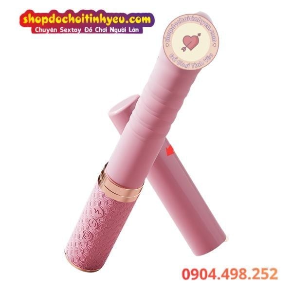 Dụng Cụ Rung Thụt Cầm Tay Cho Nữ Thỏa Mãn Nhu Cầu Sinh Lý