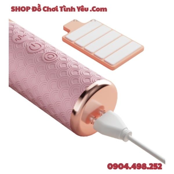 Dụng Cụ Rung Thụt Cầm Tay Cho Nữ Thỏa Mãn Nhu Cầu Sinh Lý