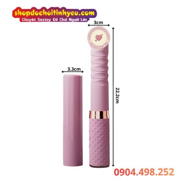 Dụng Cụ Rung Thụt Cầm Tay Cho Nữ Thỏa Mãn Nhu Cầu Sinh Lý