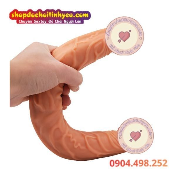 Dương vật giả đôi đầu mềm đủ size cho cặp đồng tính nữ les