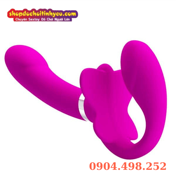 Dương vật giả mặc quần 2 đầu&nbsp;tư thế doggy