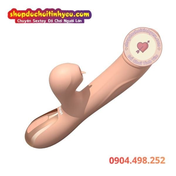 Dương Vật Giả Cầm Tay Đa Năng Có Đầu Liếm Mút Âm Đạo LETEN