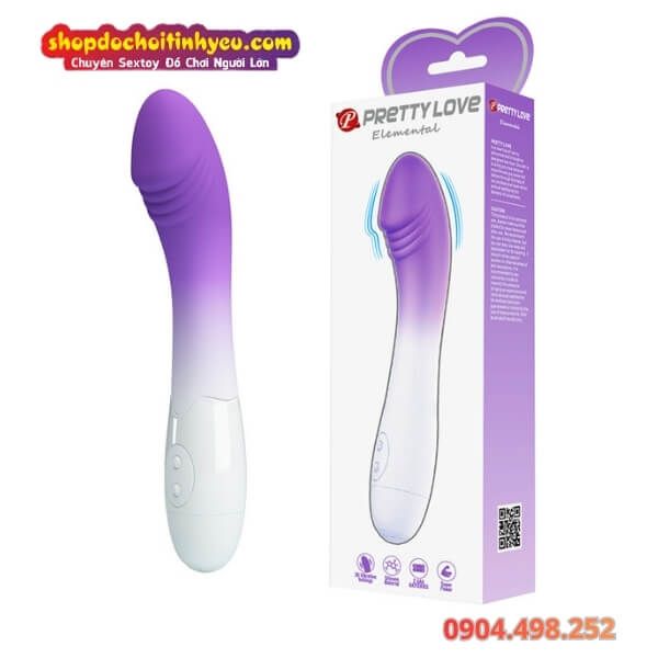 Dương Vật Giả Cầm Tay Rung Cực Mạnh Nhiều Tần Số ELEMENTAL
