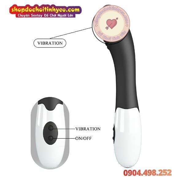 Dương Vật Giả Cầm Tay Rung Cực Mạnh Nhiều Tần Số ELEMENTAL