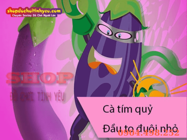 Sextoy hình cà tím ngụy trang gọn gàng và tinh tế