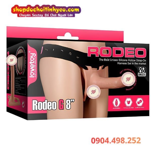 Dương vật giả có dây quai đeo rỗng ruột gắn quần mặc cho nam