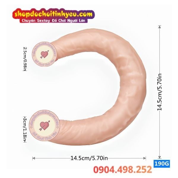 Dương Vật Giả Dài 2 Đầu To Nhỏ Mềm Dẻo Đồng Tính Nữ Giá Rẻ