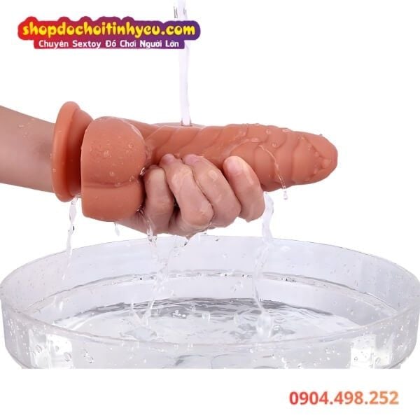 Dương Vật Giả Đế Hít Chưa Lột Bao Quy Đầu Có Vảy Nổi Ma Sát