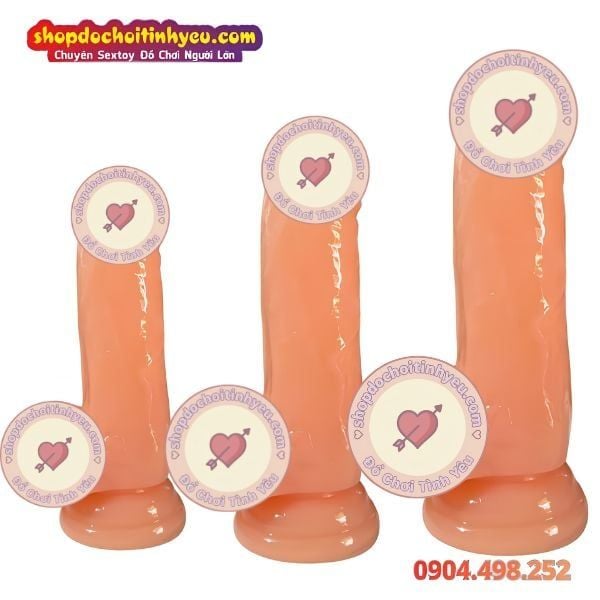 Dương Vật Giả Đế Hít Mềm Dẻo Mô Phỏng Giống Thật SUPERS DILDO
