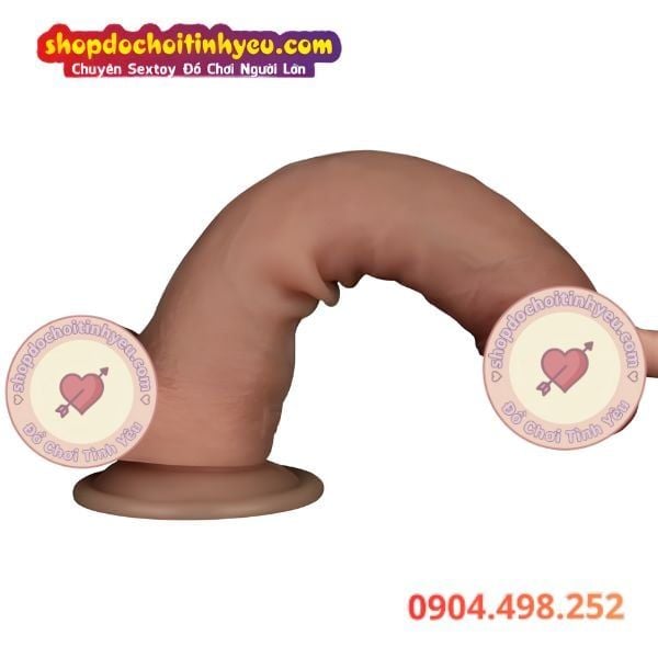 Dương Vật Giả Đế Hít Có Lớp Da Trượt Như Thật SLIDING SKIN PRO