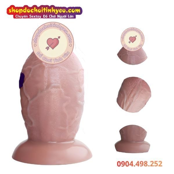 Dương Vật Giả Đế Hít Thân Phình To Cực Đại Có Gân Xanh Nổi