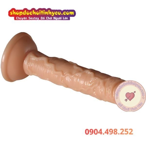 Dương Vật Giả Đế Hút Có Gân Nổi To Sần Sùi Ma Sát Mãnh Liệt