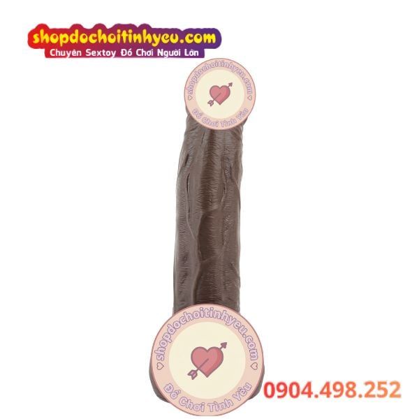 Dương Vật Giả Đen Rung Xoay Thụt Tạo Nhiệt Điều Khiển Từ Xa