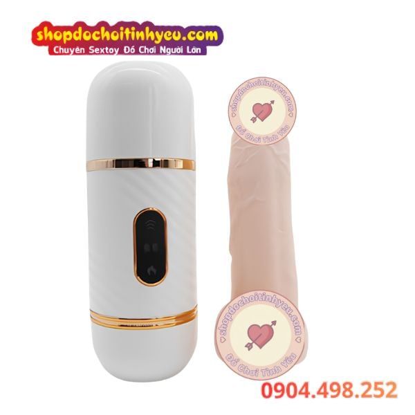 Dương vật giả dibe rung thụt tỏa nhiệt điều khiển từ xa
