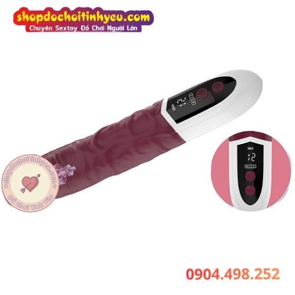 Dương Vật Giả Gân Nổi Cầm Tay Rung Mạnh Kích Thích Đa Điểm
