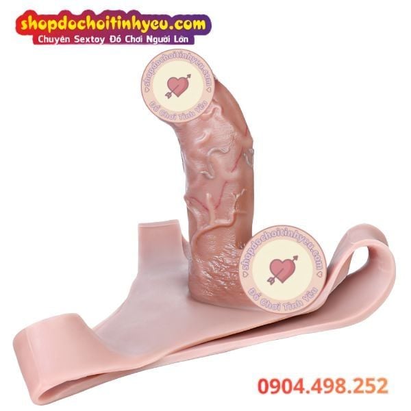 Dương Vật Giả Gân Nổi Rỗng Ruột Liền Quần Silicon Kích Thích