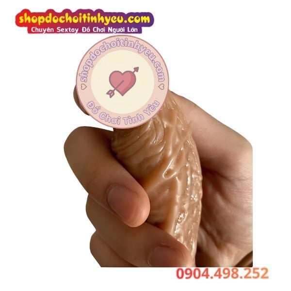 Dương Vật Giả Gân Nổi Size Nhỏ Châu Á Mềm Dẻo Dễ Uốn Cong