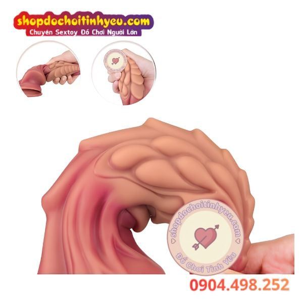 Dương Vật Giả Hình Rồng Có Vảy Nổi Massage Âm Đạo Hậu Môn