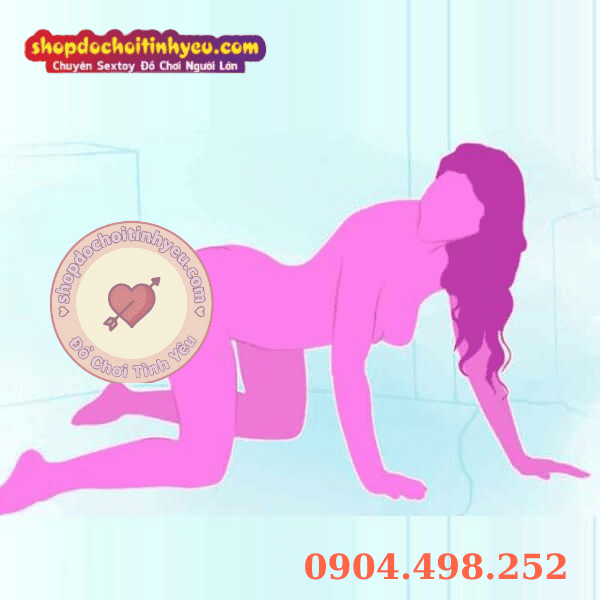 Tập luyện cùng dương vật giả hít tường