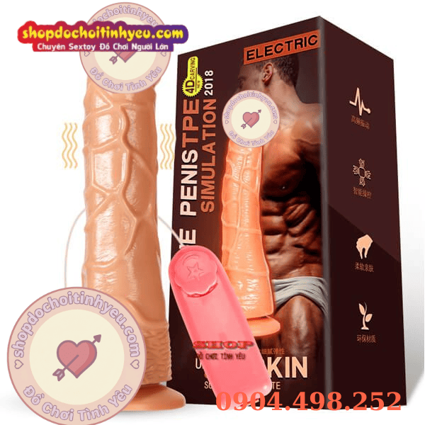 Dương vật giả bám đất có rung