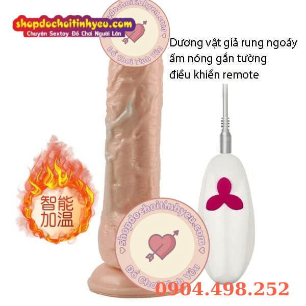 Dương vật giả bám hút tường sưởi ấm