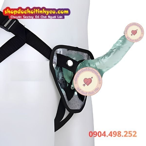 Dương Vật Giả Kèm Dây Đeo Có Thể Tháo Lắp Cho Cặp Đôi Les