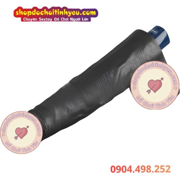 Dương Vật Giả Màu Đen Rung Nhiều Chế Độ Mạnh Mẽ REAL SOFTEE