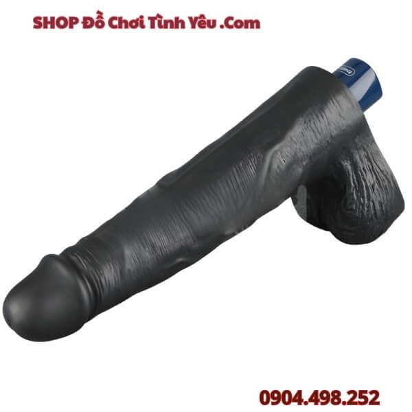 Dương Vật Giả Màu Đen Rung Nhiều Chế Độ Mạnh Mẽ REAL SOFTEE