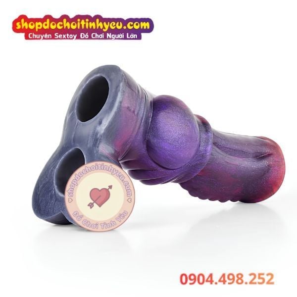 Dương vật giả ngựa dick rỗng silicone dày khóa tinh trùng