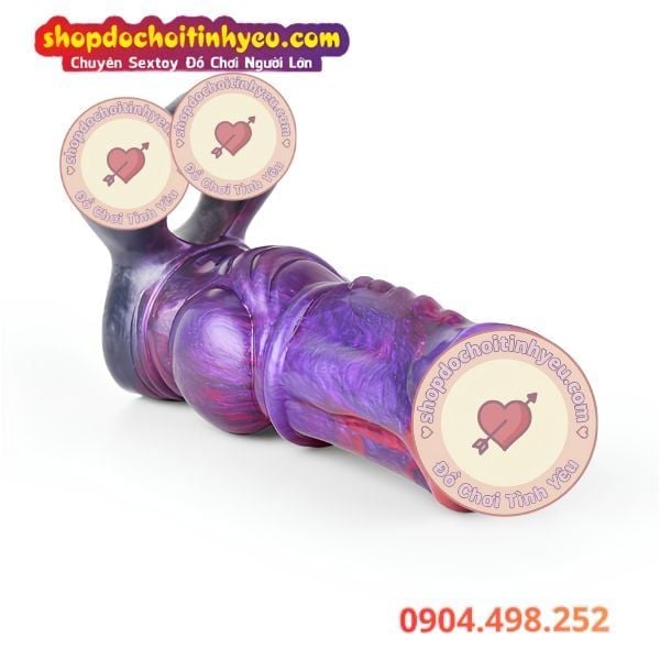 Dương vật giả ngựa dick rỗng silicone dày khóa tinh trùng