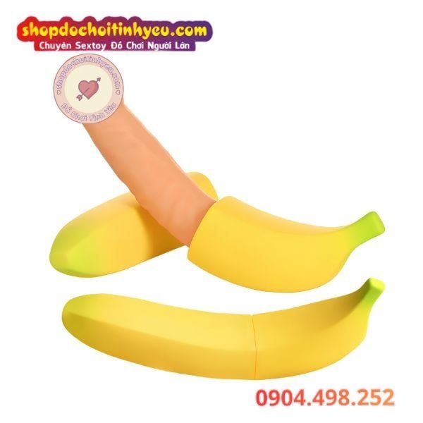 Dương vật giả rung ngụy trang hình trái chuối banana Moylan