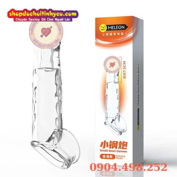 Dương vật giả rỗng ruột trong suốt