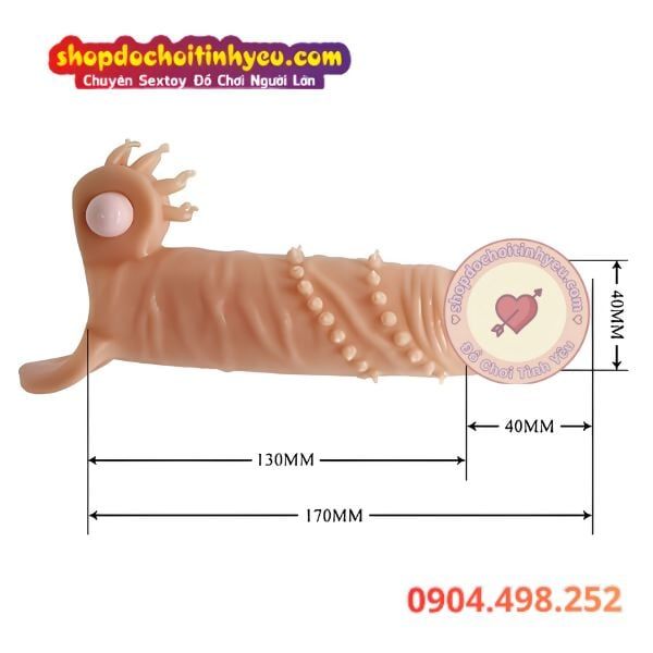 Dương Vật Giả Rỗng Ruột Quai Đeo Rung Gai Răng Sói Mềm Dẻo