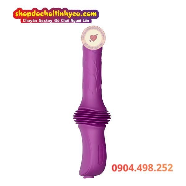 Dương Vật Giả Rung Co Giãn Tự Động Kéo Dài Có Sưởi Ấm Nhiệt