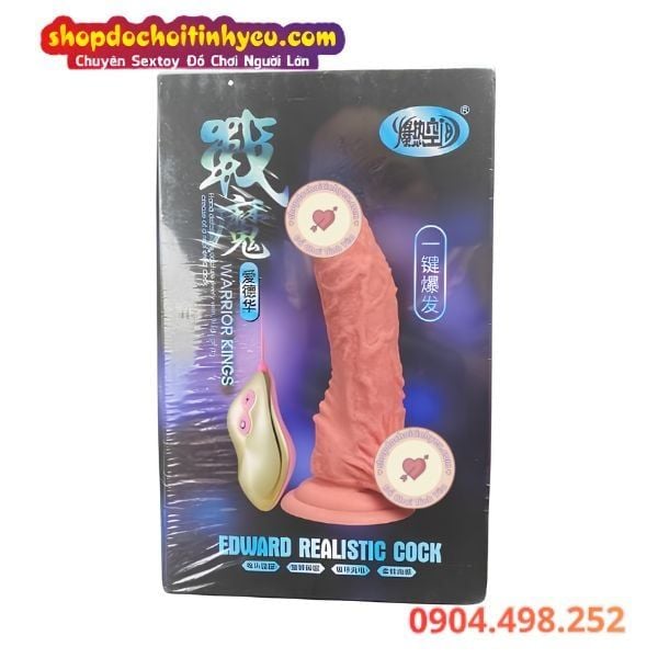 Dương Vật Giả Rung Gân Nổi Toàn Thân Đế Hít Có Điều Khiển