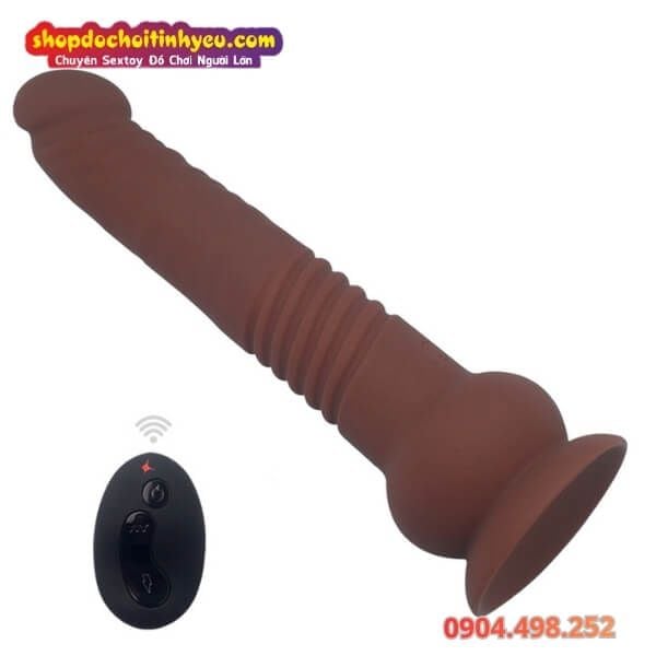 Dương Vật Giả Rung Thụt Có Vân Xoắn Điều Khiển Từ Xa ESCAPADE