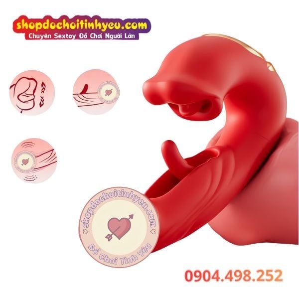 Dương Vật Giả Rung Thụt Đập Kèm Đầu Lưỡi Liếm Mút Kích Thích