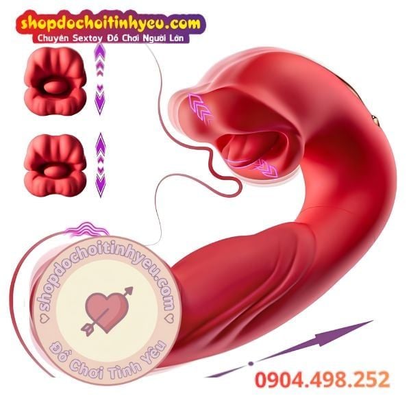 Dương Vật Giả Rung Thụt Đập Kèm Đầu Lưỡi Liếm Mút Kích Thích