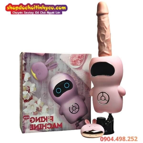 Dương Vật Giả Rung Thụt Tỏa Nhiệt Ngụy Trang Mô Hình Robot