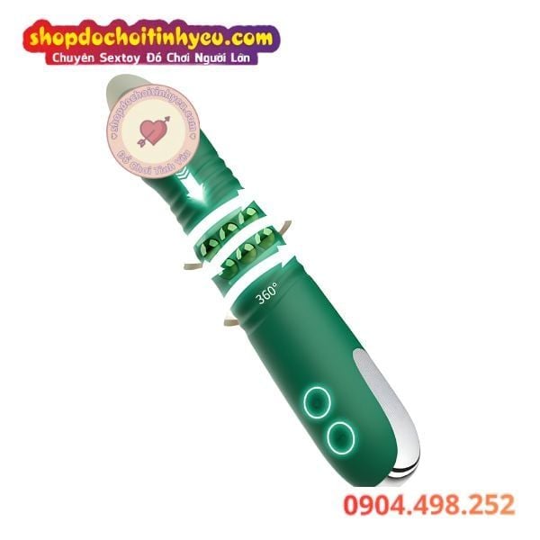 Dương Vật Giả Rung Thụt Xoay Kích Thích Cực Khoái KONGQING