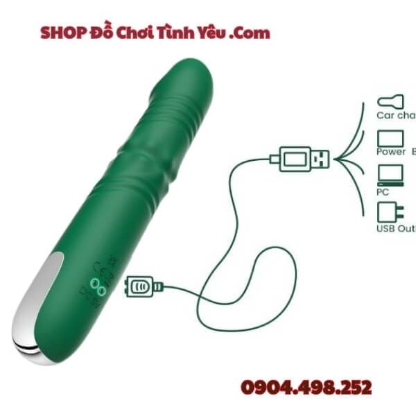 Dương Vật Giả Rung Thụt Xoay Kích Thích Cực Khoái KONGQING