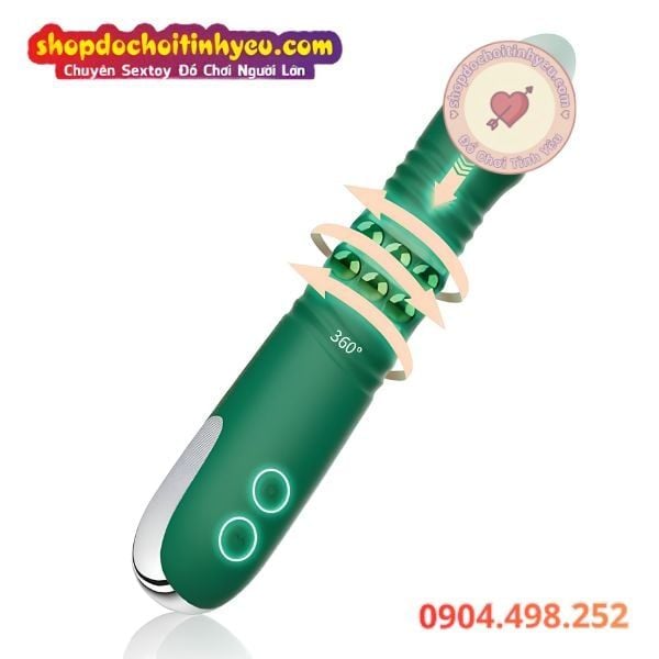 Dương Vật Giả Rung Thụt Xoay Kích Thích Cực Khoái KONGQING